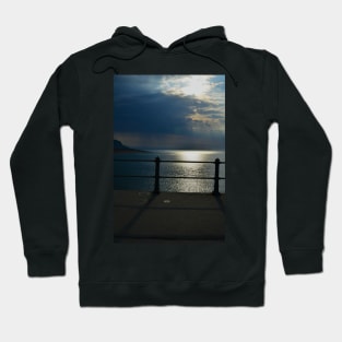 View out to sea as rain approaches Hoodie